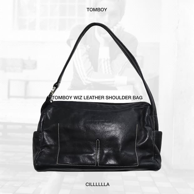 TOMBOY WIZ 톰보이 위즈 레더 숄더백
