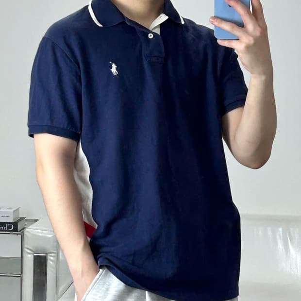 폴로 랄프로렌 배색 PK L 