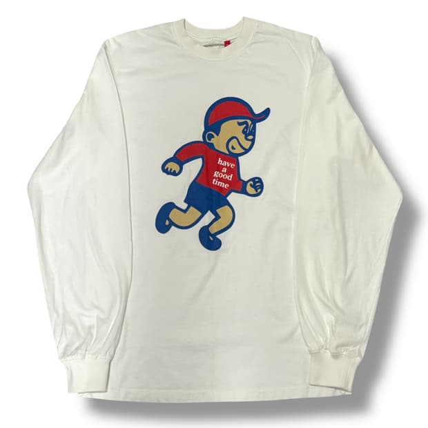 Have a Good Time Good Boy 로고 롱슬리브