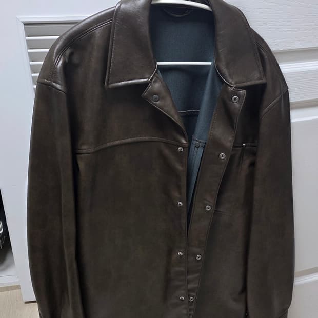 자라 브라운 가죽자켓