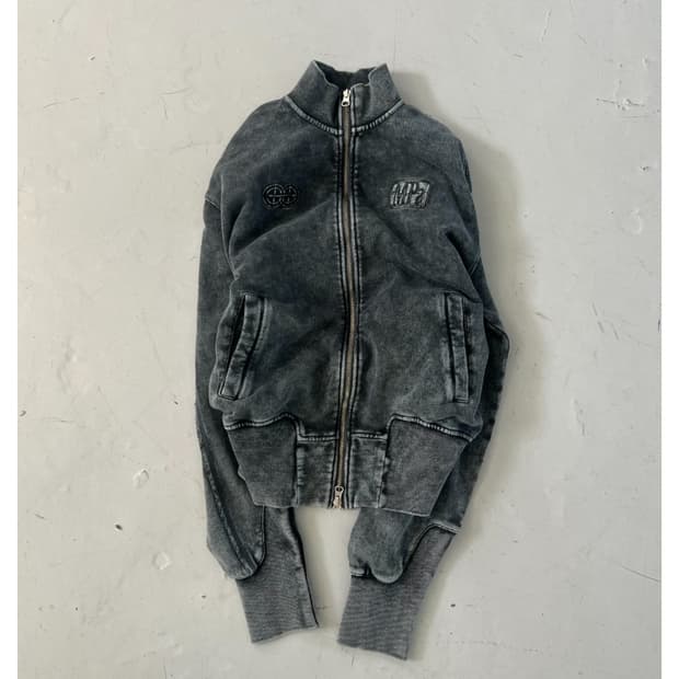 MPa CONCRETE ZIPPED JERSEY (CHARCOAL)