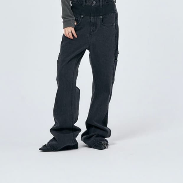 스키즘 인듀싱 데님 흑청 L