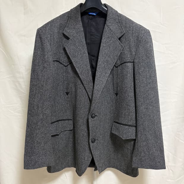 펜들턴 버진 울 헤링본 웨스턴 파이핑 자켓 / 그레이, XL