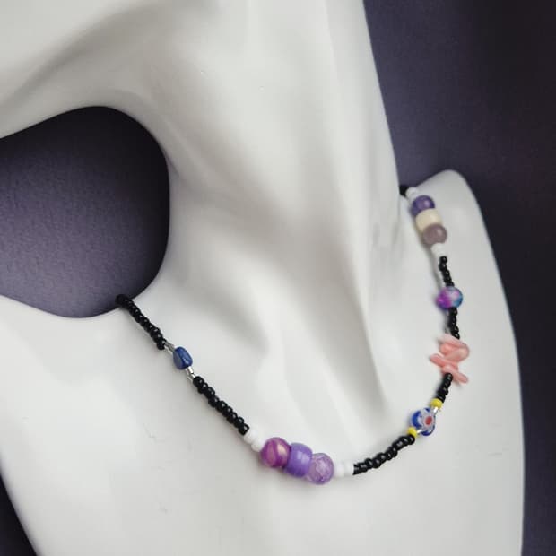 핸드메이드 유니크 목걸이 