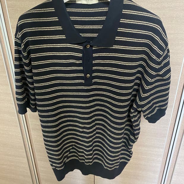 유니온블루 STRIPE POLO KNIT xl