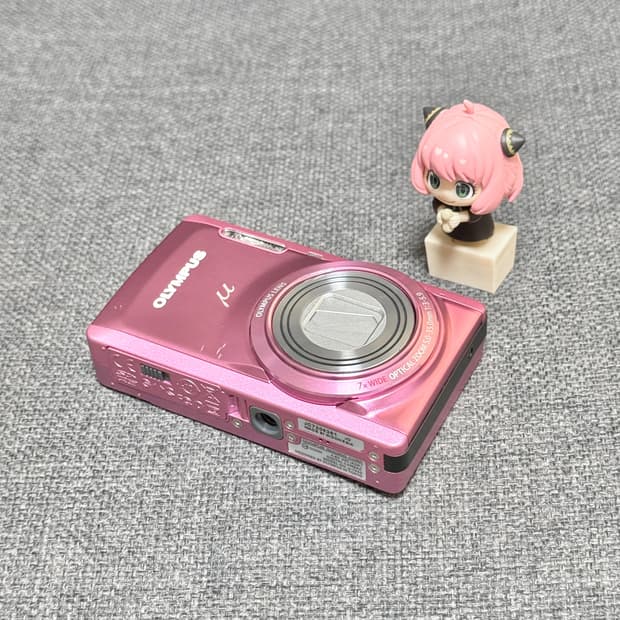 올림푸스 뮤 7050 라이트핑크 빈티지디카