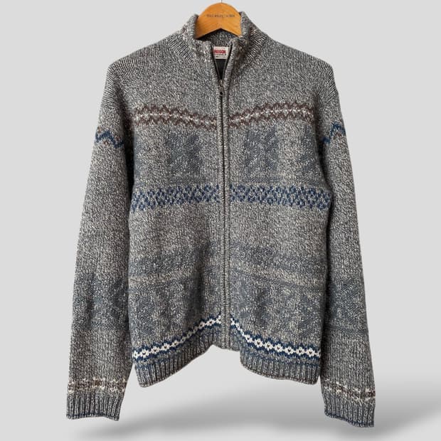 (M)McGREGOR 맥그리거 울 집업 니트 스웨터