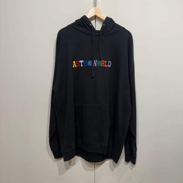 Travis Scott Astroworld 후드티 블랙