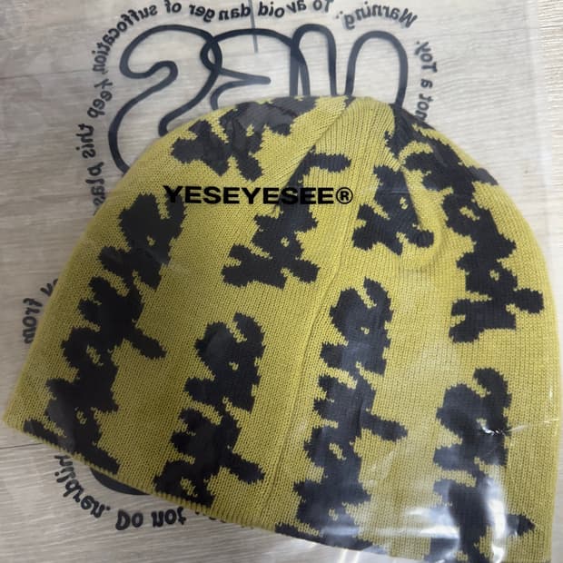 예스아이씨 자카드 비니 