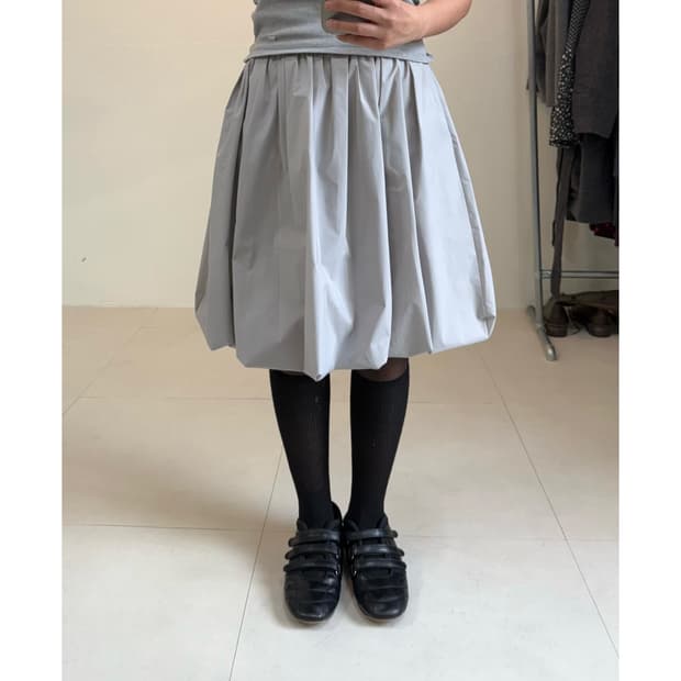 빈티지 볼륨 스커트