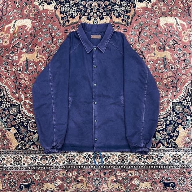 블랙아웃X느린양반 코치자켓 m