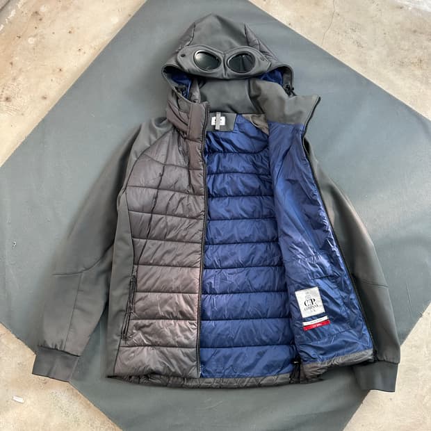 씨피컴퍼니 고글 패딩 자켓 46(90-95)