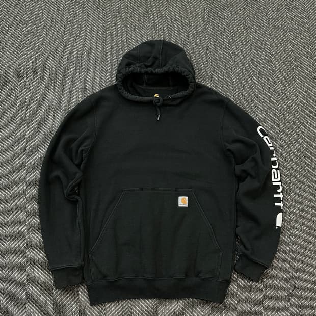칼하트 후드티 블랙