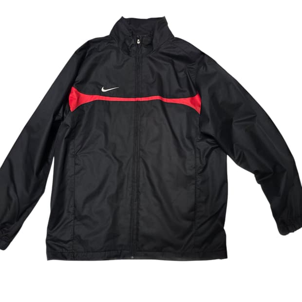 나이키 블랙레드 바람막이 90 실측 100