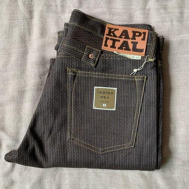 KAPITAL 캐피탈 센츄리 데님 N5S 34size