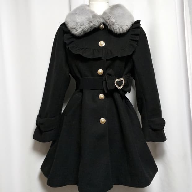 빈티지 코트 달천 대장 양산형지뢰계 공겜여주 캐캐체 히메로맨틱갸루 핀터깔