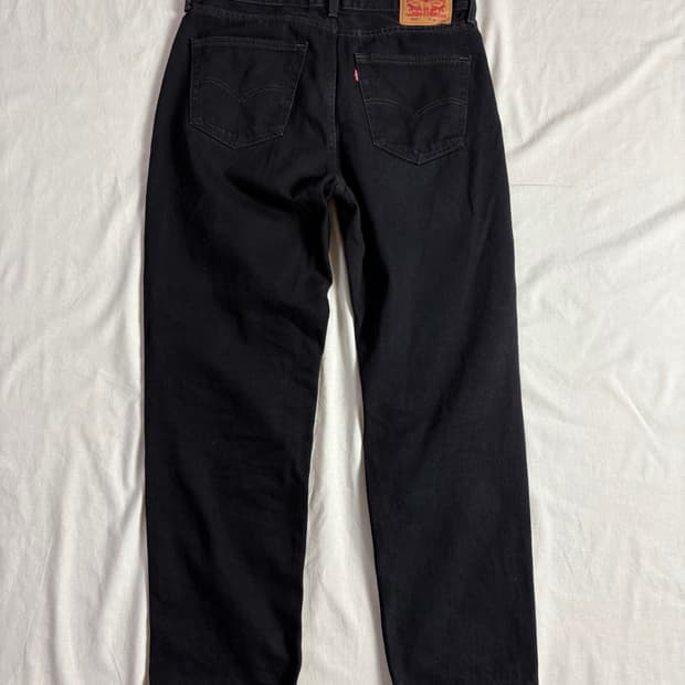 Levis 리바이스 550 블랙 데님팬츠 34
