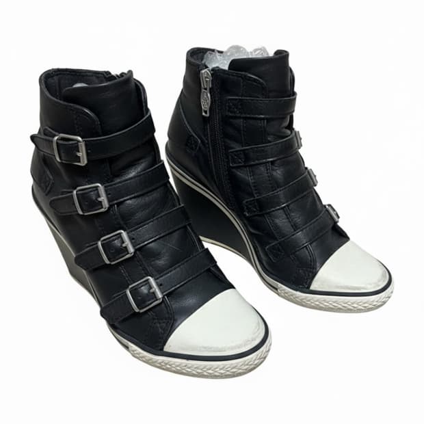 ASH 웨지힐 스니커즈 블랙