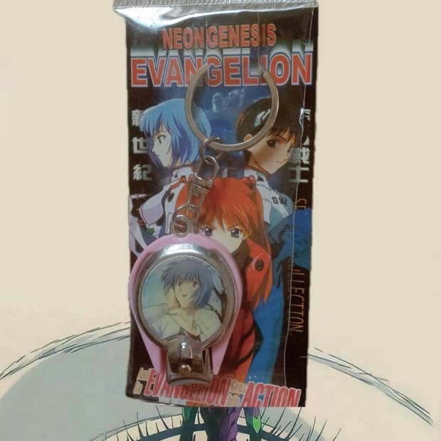 고전 에반게리온 레이 네일 클리퍼 손톱깎이 키링