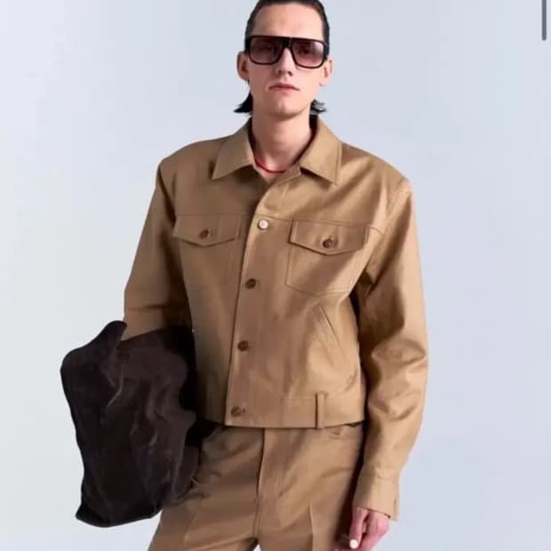 노이어 트러커 자켓 베이지