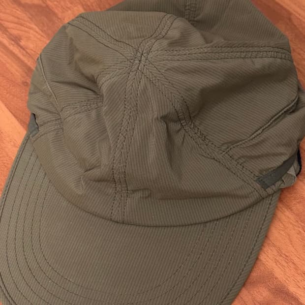 케일 cayl 스트레치 나일론 선바이저 캡 브라운