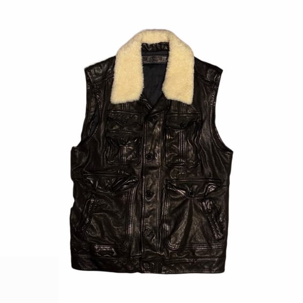 2010‘s Neil Barrett Fur Leather Vest