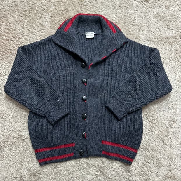 DulynKnitwear 1983 잉글랜드 헤비울 가디건