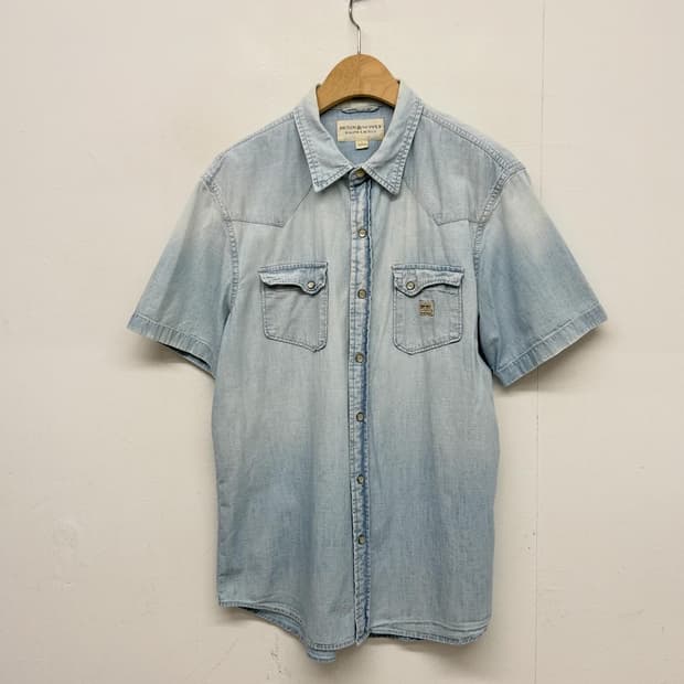 데님앤서플라이 연청 데님 셔츠