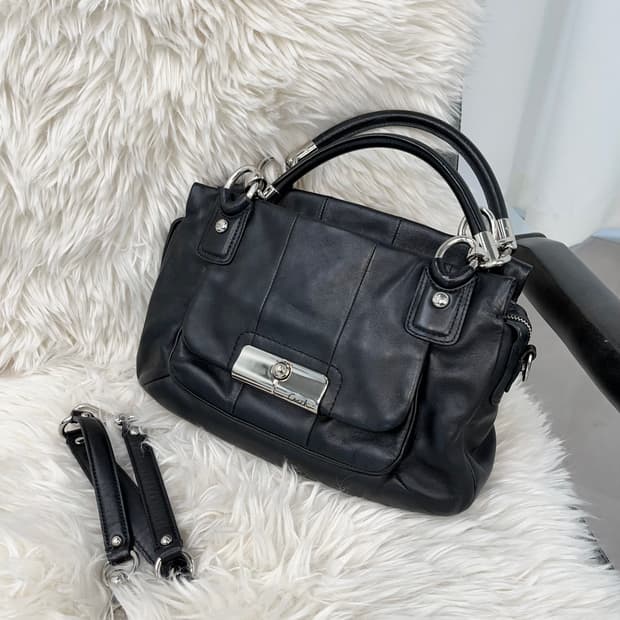 Coach Black Square Bag
