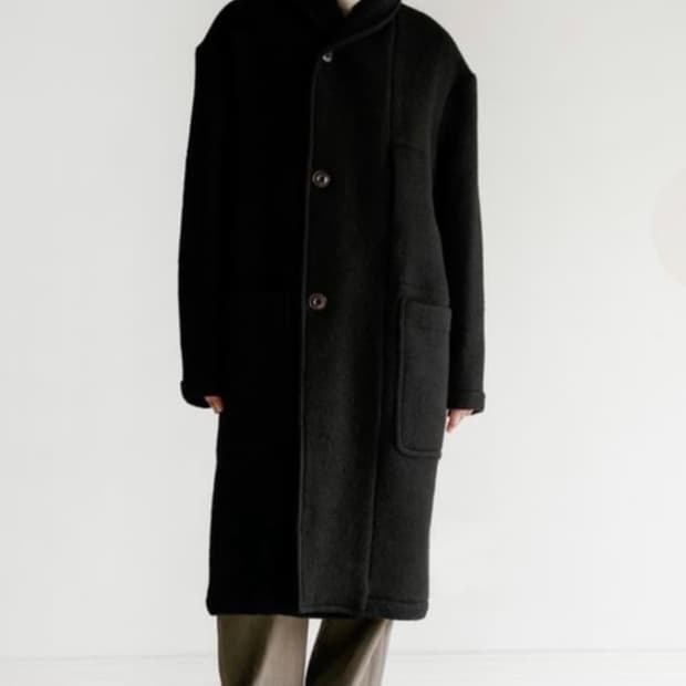 르메르 18FW 버진울 카프탄 코트 M