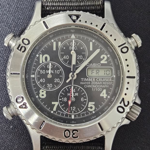 카시오 빈티지 팀버크루져 TIC-4