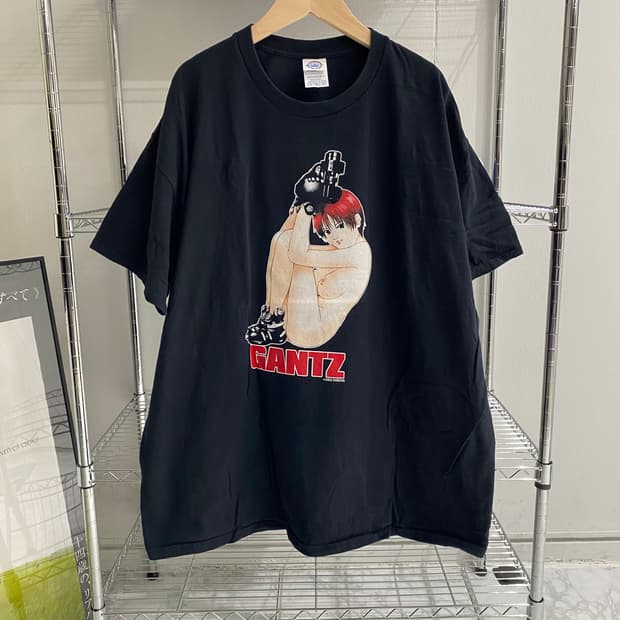 간츠 00s 빈티지 애니메이션 티셔츠 애니티