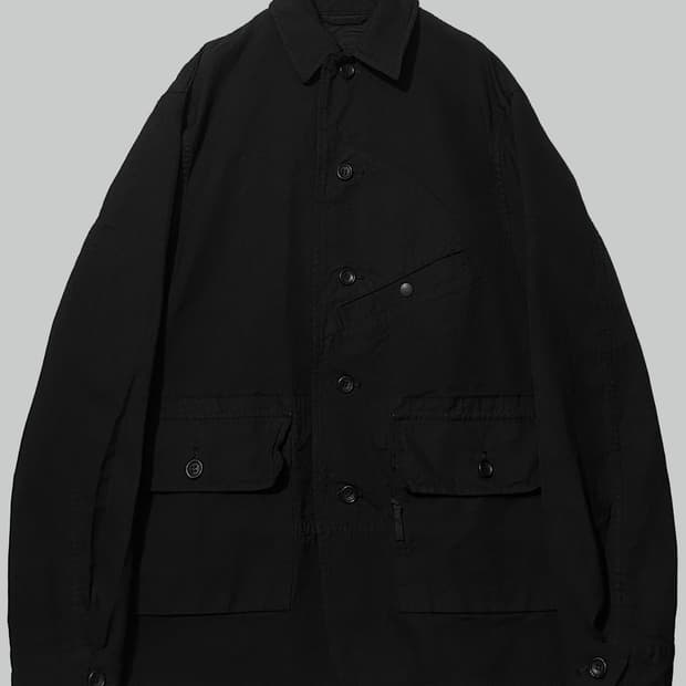 꼼데가르송 옴므 축융 폴리 카고 자켓