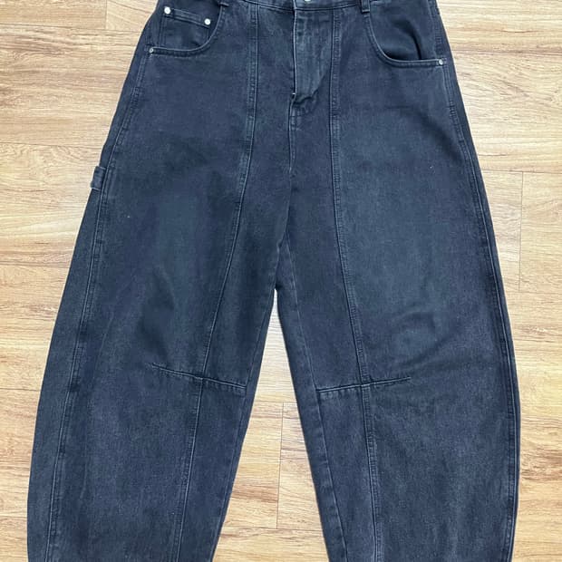 송지오옴므 흑청 카펜터 데님