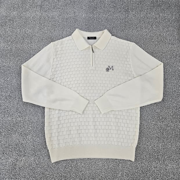 [실측확인] 먼싱웨어 골프 카라 니트 티셔츠 1103JM1