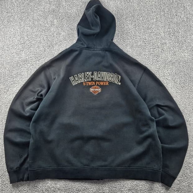 할리데이비슨 V-TWIN POWER 후드 집업 ( 2XL )/ 11146