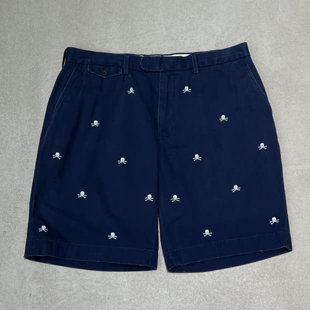 폴로 랄프로렌 럭비 스컬자수 하프팬츠 s10785