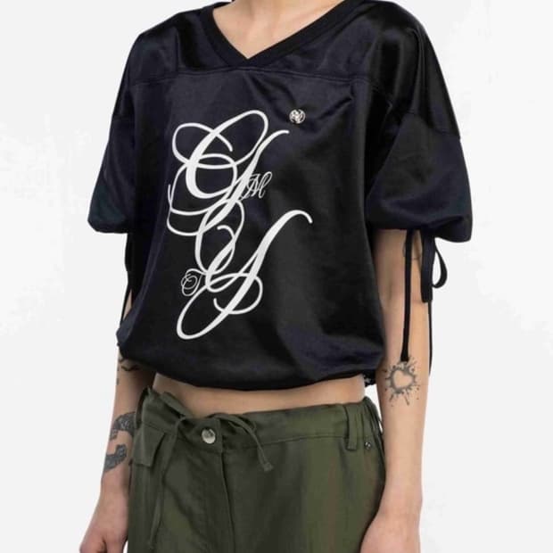 김미더영 풋볼티 블랙