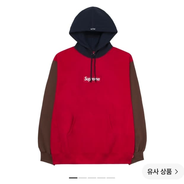 슈프림 박스로고멀티컬러 M