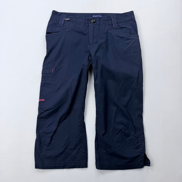 파타고니아 네이비 마운틴 7부 팬츠