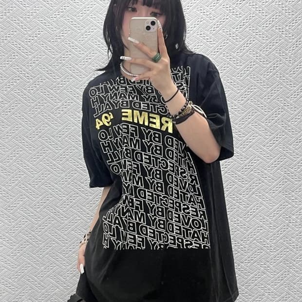 슈프림 올드스쿨 스트릿 펑크 리스펙티드 반팔티 XL C10773