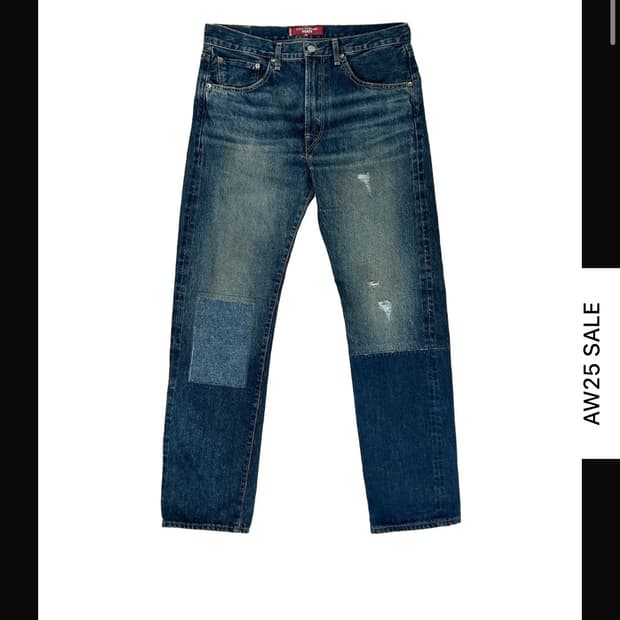 사이즈 교환)) junyawatanabe distressed jean