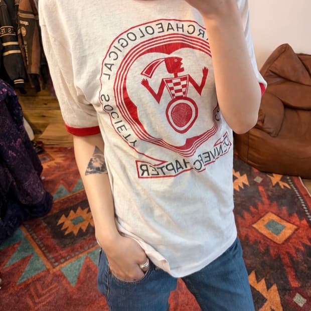 80s Colorado Archaeological Society 링거 티