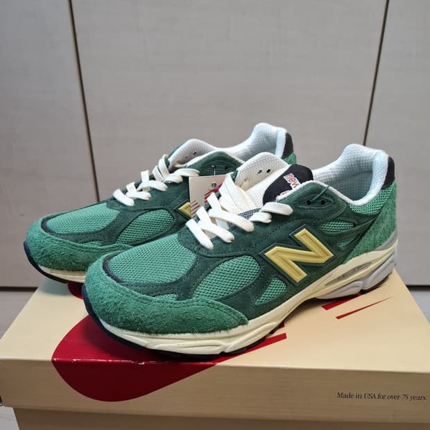 265 뉴발 990v3 켈리 그린 