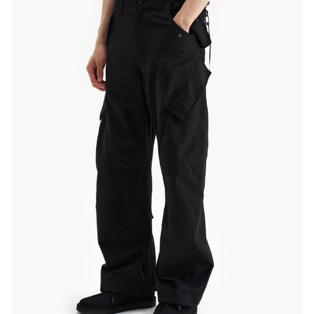 지용킴 curved multi pocket trousers m사이즈