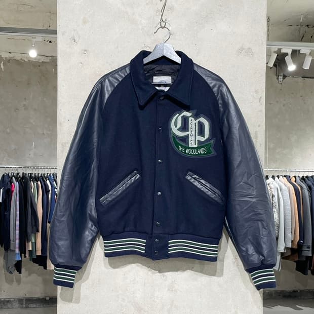 usa 빈티지 더 우드랜드 바시티 자켓