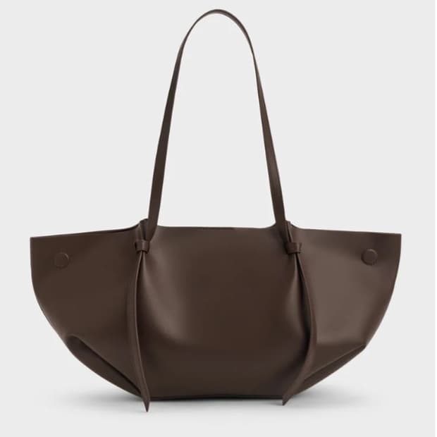 찰스앤키스 칼라토트백 에스프레소 브라운 L