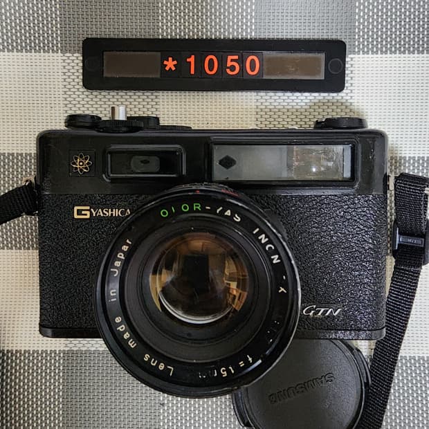 야시카 일렉트로 35 gtn 필름카메라 블랙바디