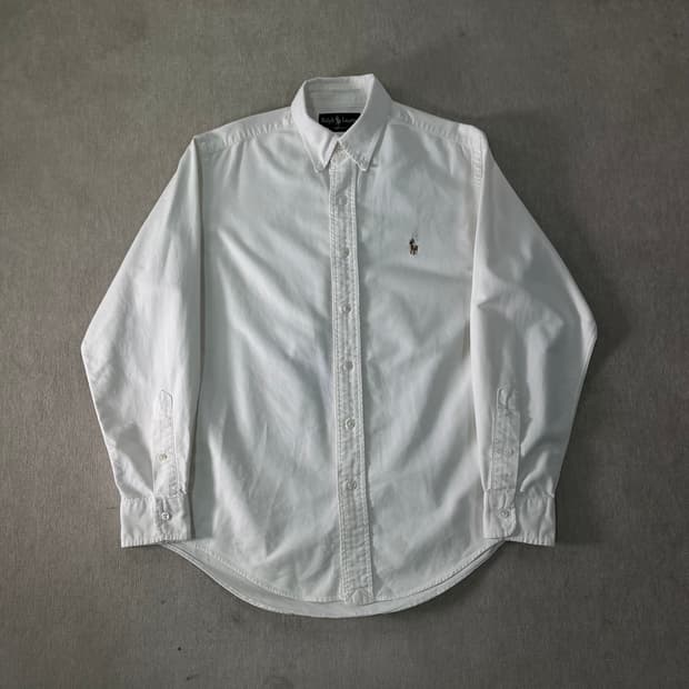 100 폴로랄프로렌 화이트 코튼 셔츠