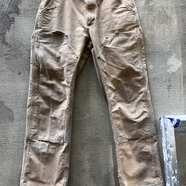 칼하트 더블니 워크팬츠 BRN